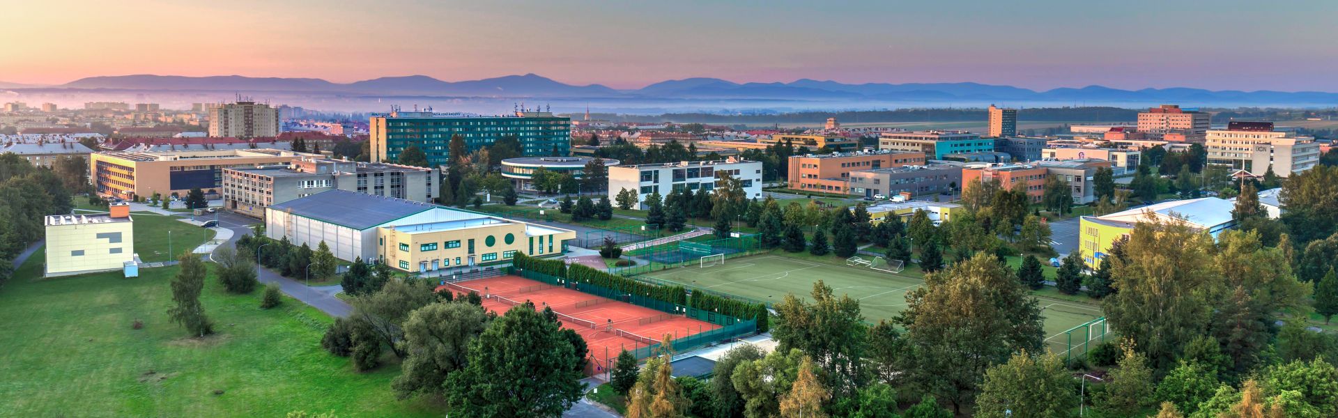 panorama of the VSB campus